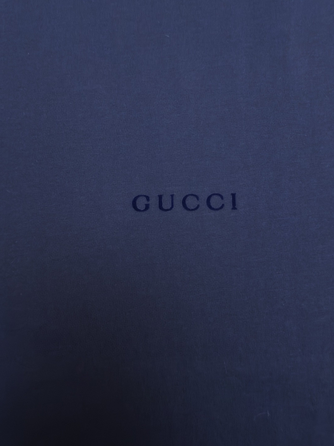 GUCCI 古驰 小绒G圆领短袖T恤 夏季 蓝色 红色 A0