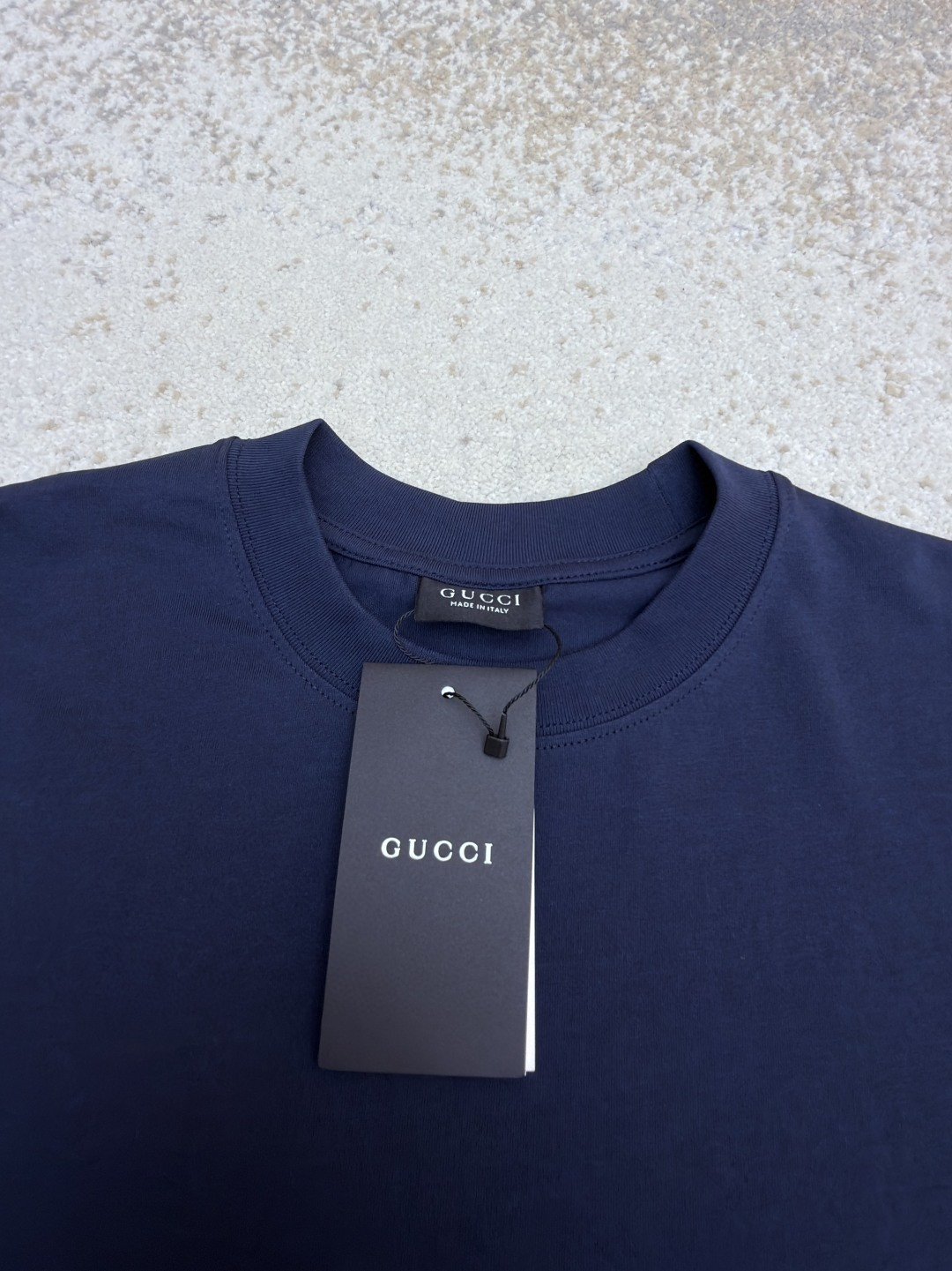 GUCCI 古驰 小绒G圆领短袖T恤 夏季 蓝色 红色 A0