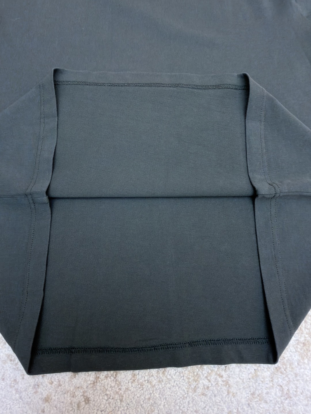 GUCCI 古驰 标识刺绣圆领短袖T恤 夏季 深灰色 绿色 A0 798115-XJG54-1168
