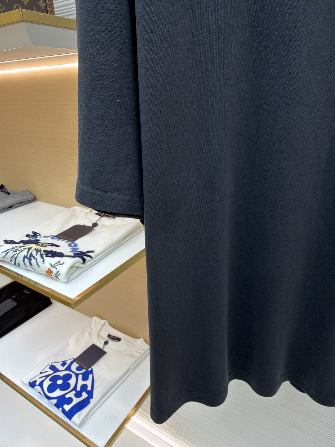 GUCCI 古驰 标识刺绣圆领短袖T恤 夏季 深灰色 绿色 A0 798115-XJG54-1168