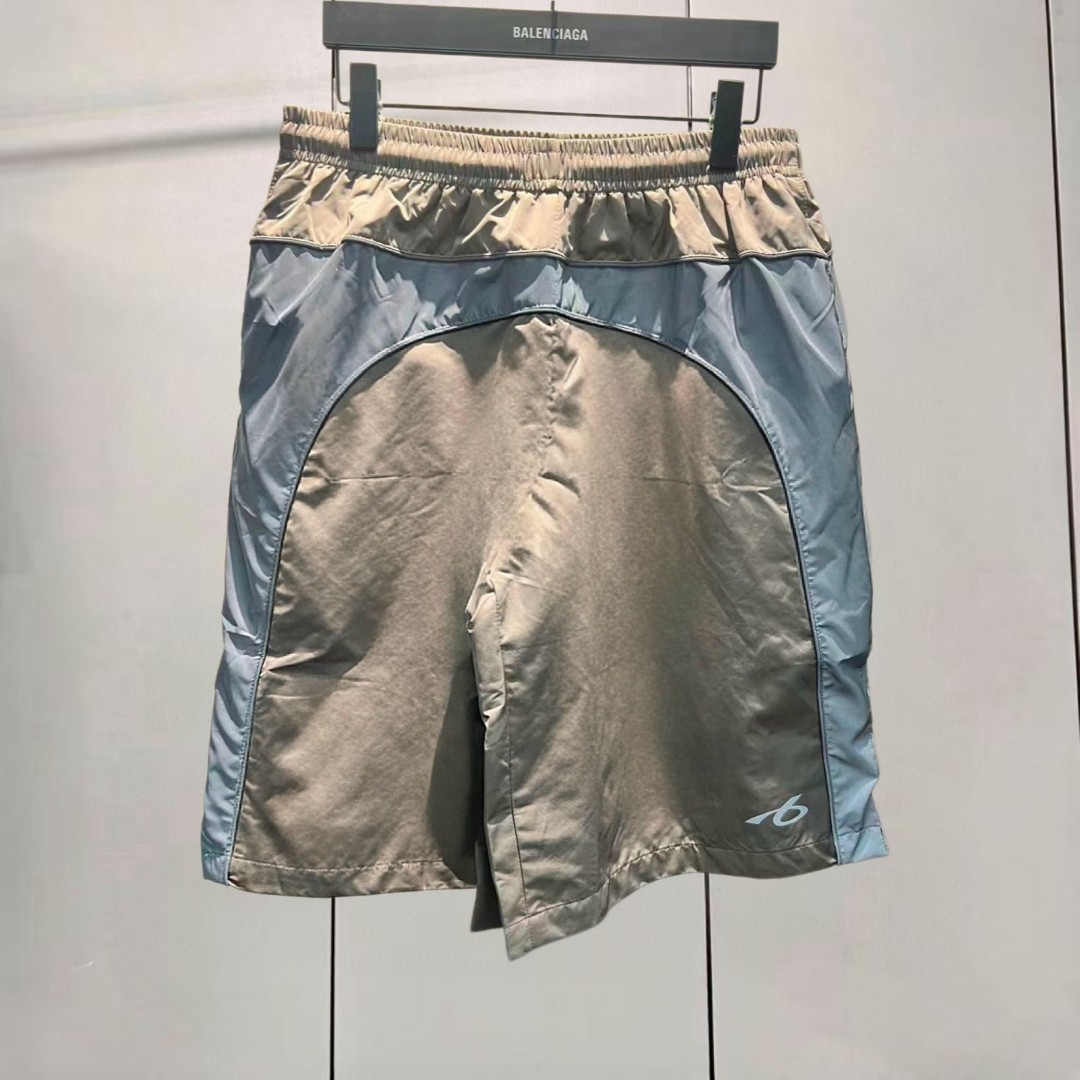 Balenciaga 巴黎世家 拼色户外运动短裤 休闲裤 运动裤 裤子 夏季 灰色 A5 A00201TUO411240