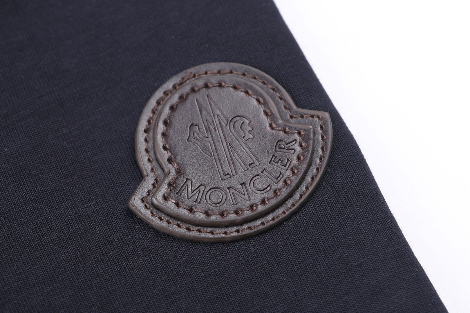 Moncler 蒙口 皮革标识半拉链卫衣 秋冬 外套 蓝色 B0 L10918G0002589B5F779