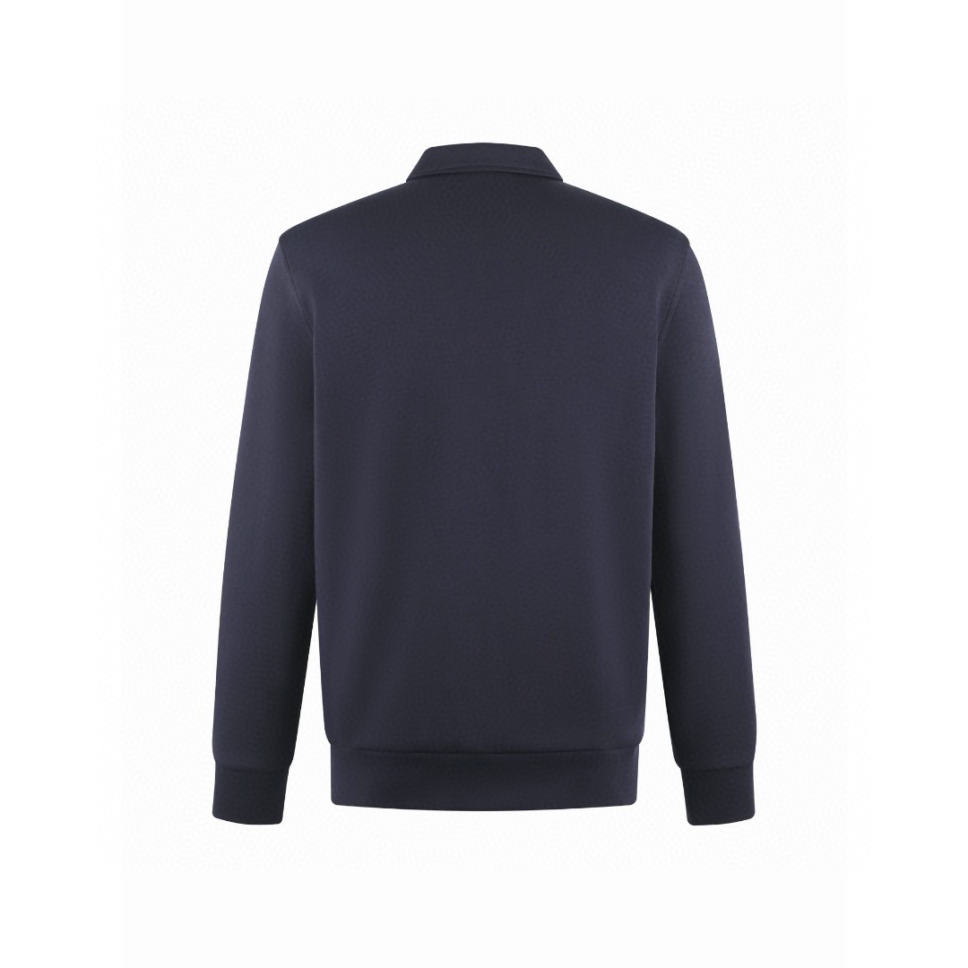 Moncler 蒙口 皮革标识半拉链卫衣 秋冬 外套 蓝色 B0 L10918G0002589B5F779