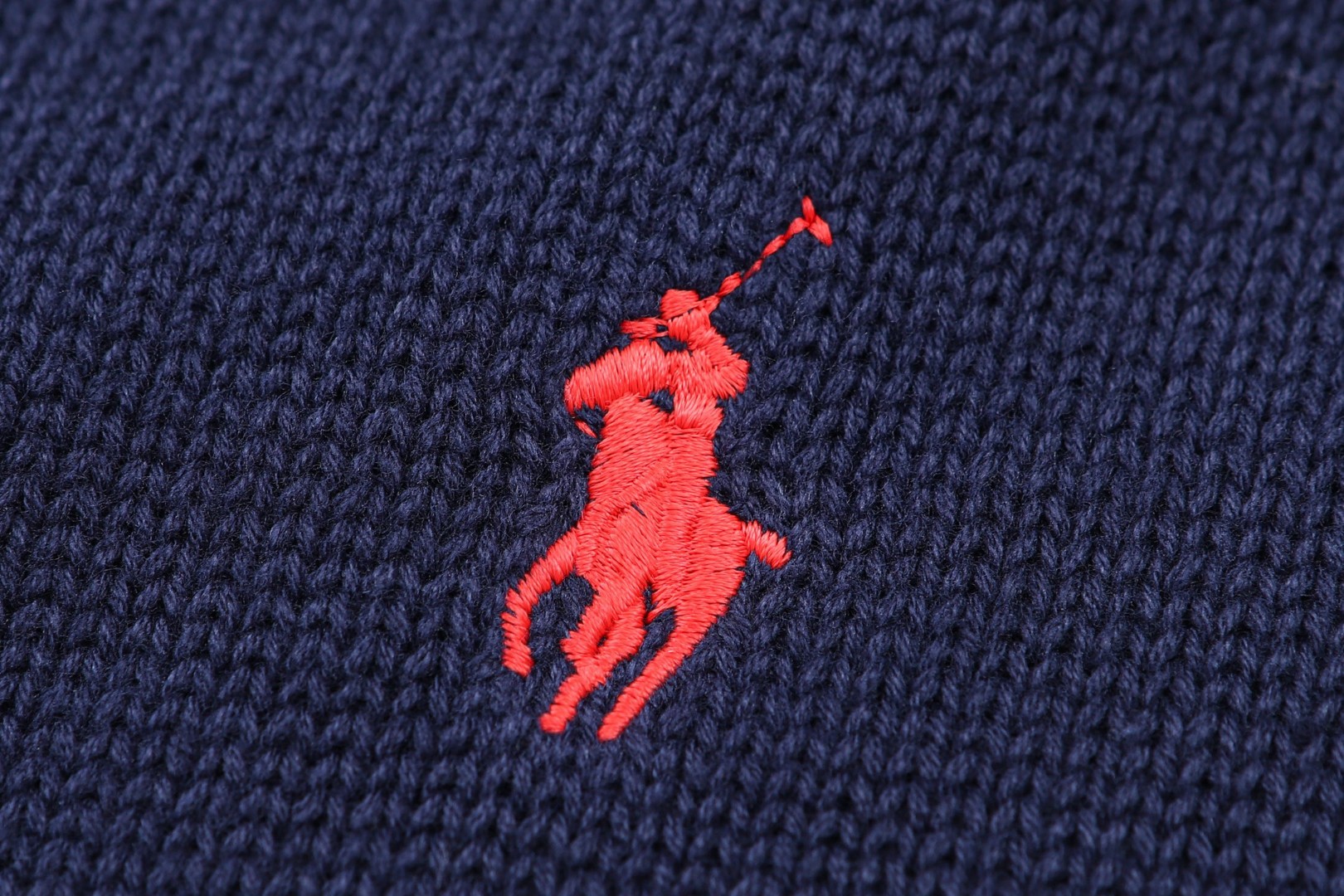 Ralph Lauren 拉夫劳伦 刺绣半拉链立领毛衣 针织衫 外套 长袖 杏色 灰色 藏蓝色 B0 710859939-011