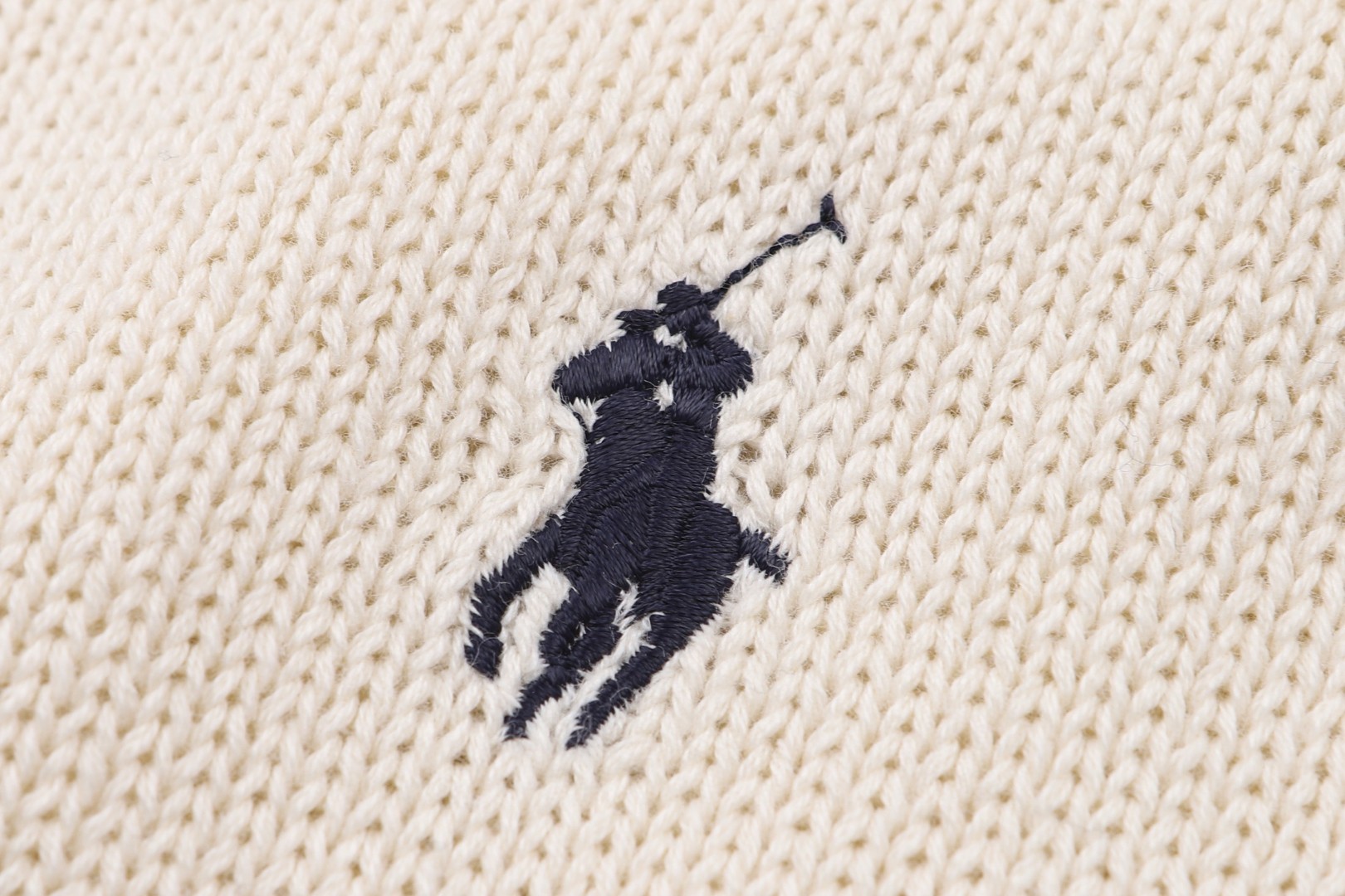 Ralph Lauren 拉夫劳伦 刺绣半拉链立领毛衣 针织衫 外套 长袖 杏色 灰色 藏蓝色 B0 710859939-011