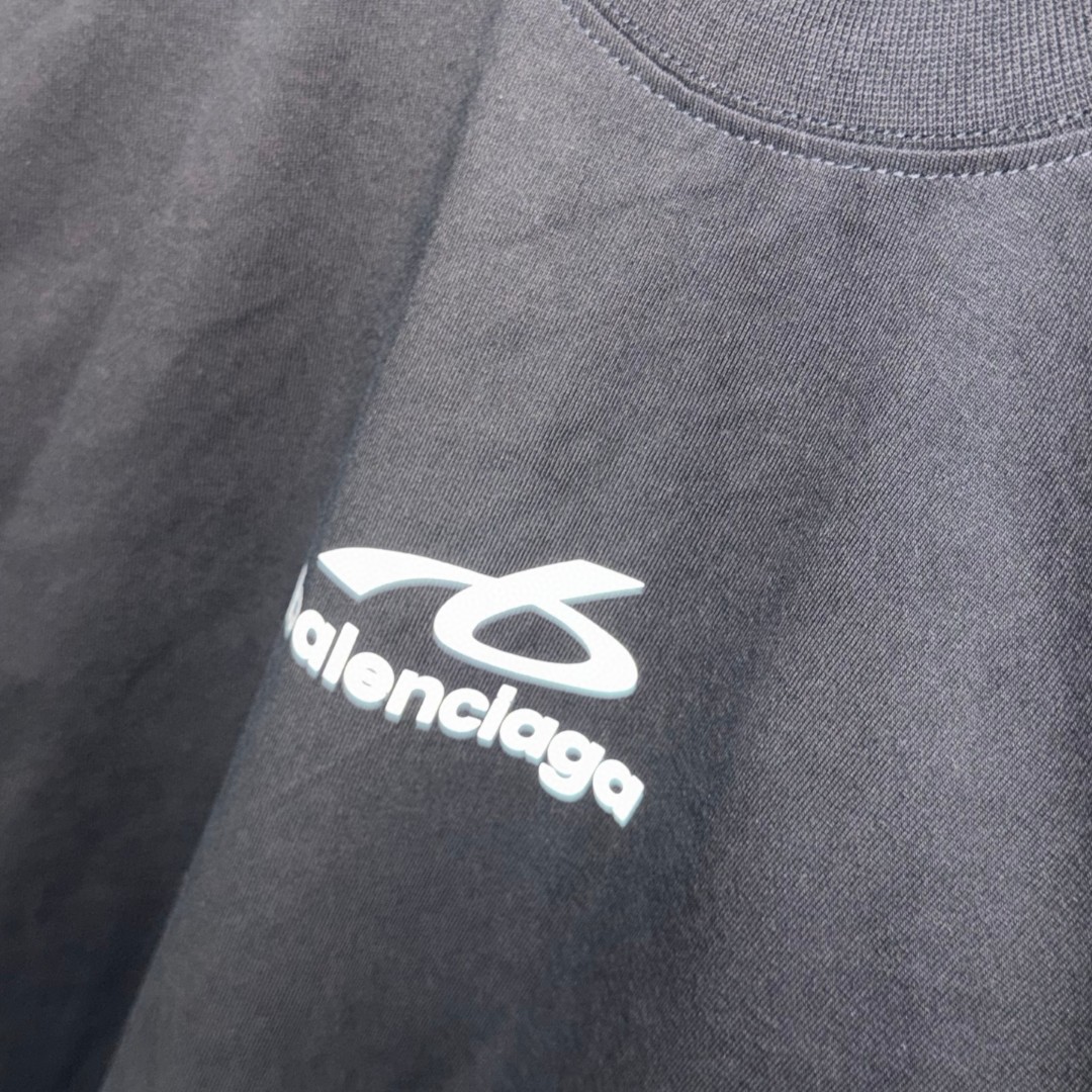 Balenciaga 巴黎世家 3M反光印花无袖上衣 背心 短袖 T恤 夏季 白色 黑色 A0