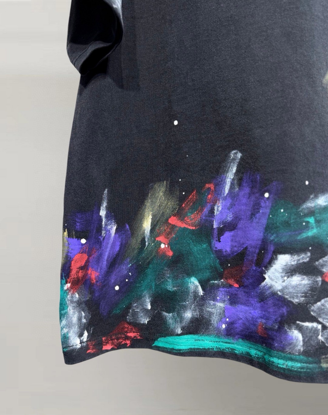 Balenciaga 巴黎世家 涂鸦DIY圆领短袖 T恤 圆领 夏季 黑色 A0 