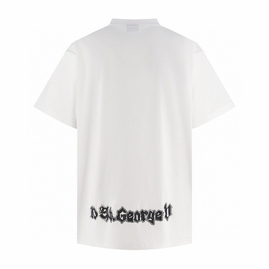 Balenciaga 巴黎世家窗台印花圆领短袖 T恤 圆领 夏季 白色 A0 871750TUVD69020