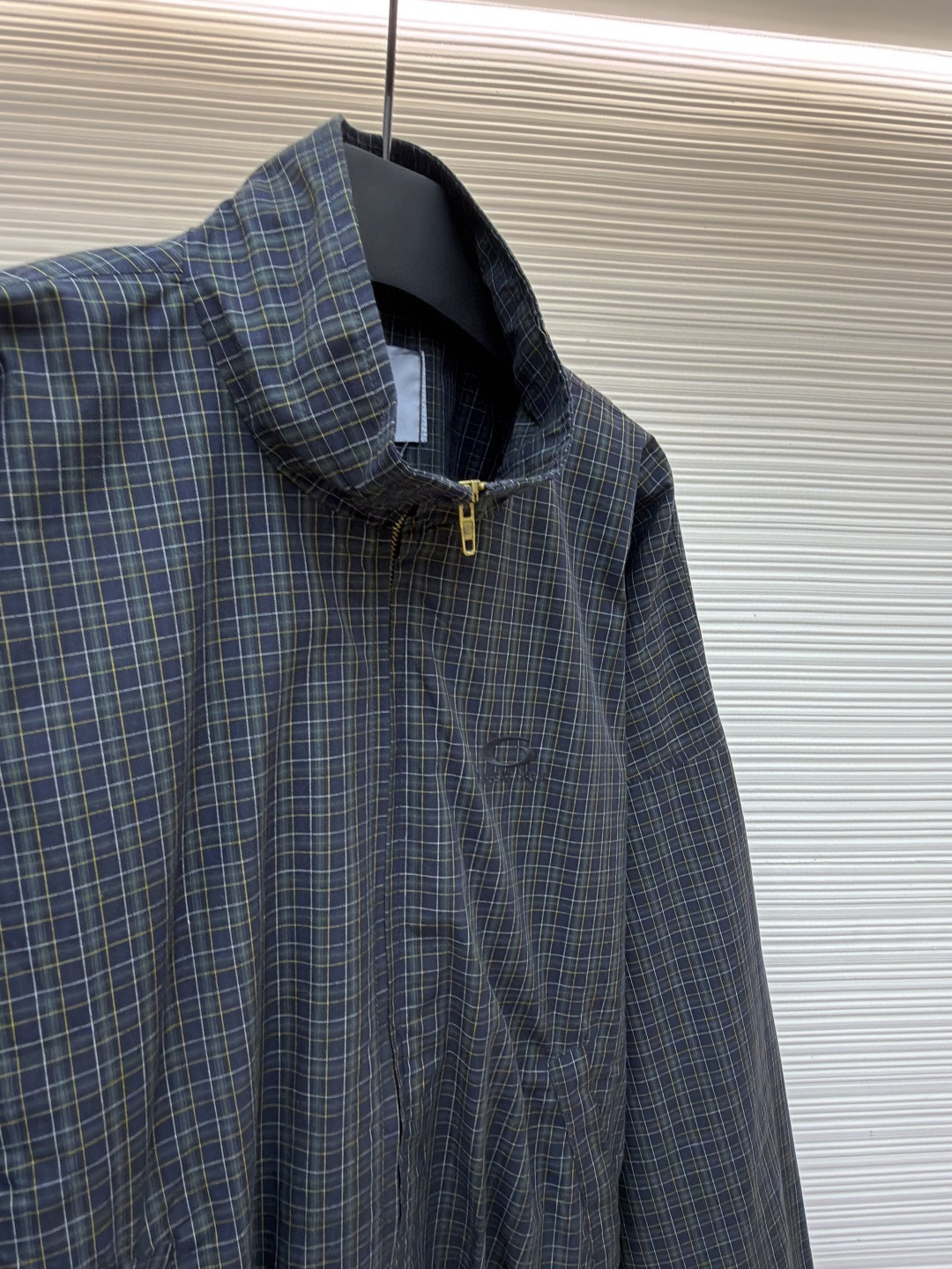Balenciaga 巴黎世家 双向拉链开合刺绣格纹夹克 外套 长袖 B5 866520TMM498069