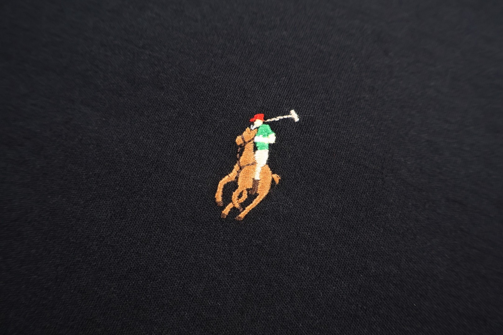 Ralph Lauren 拉夫劳伦 彩色刺绣Polo衫 短袖 杏色 黑色 A2 710870645-003