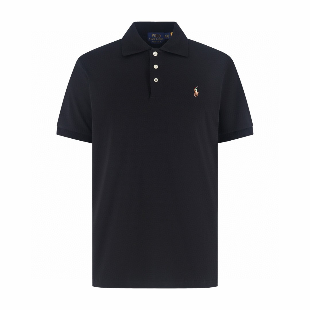 Ralph Lauren 拉夫劳伦 彩色刺绣Polo衫 短袖 杏色 黑色 A2 710870645-003