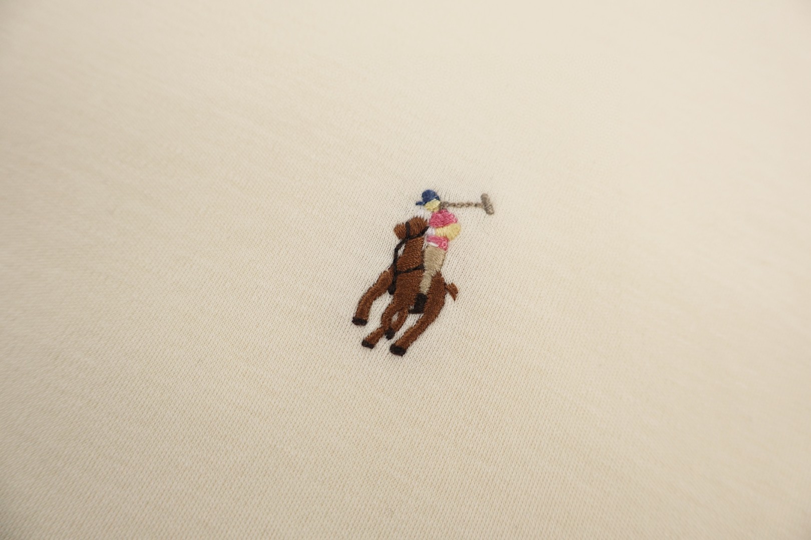 Ralph Lauren 拉夫劳伦 彩色刺绣Polo衫 短袖 杏色 黑色 A2 710870645-003