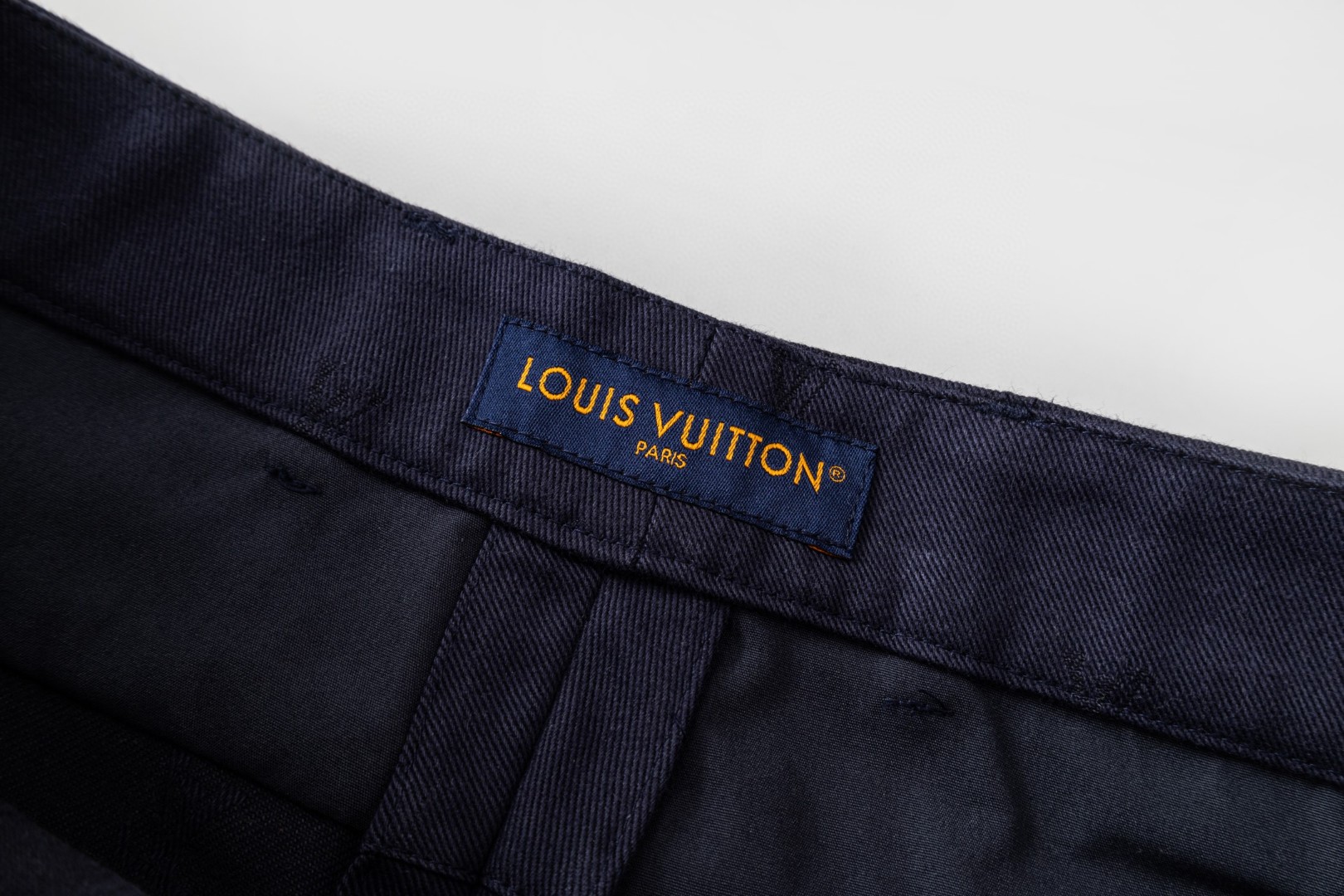 LOUIS VUITTON 路易威登 满印雏菊刺绣牛仔裤 休闲裤 长裤 裤子 蓝色 C5 1AJRNF