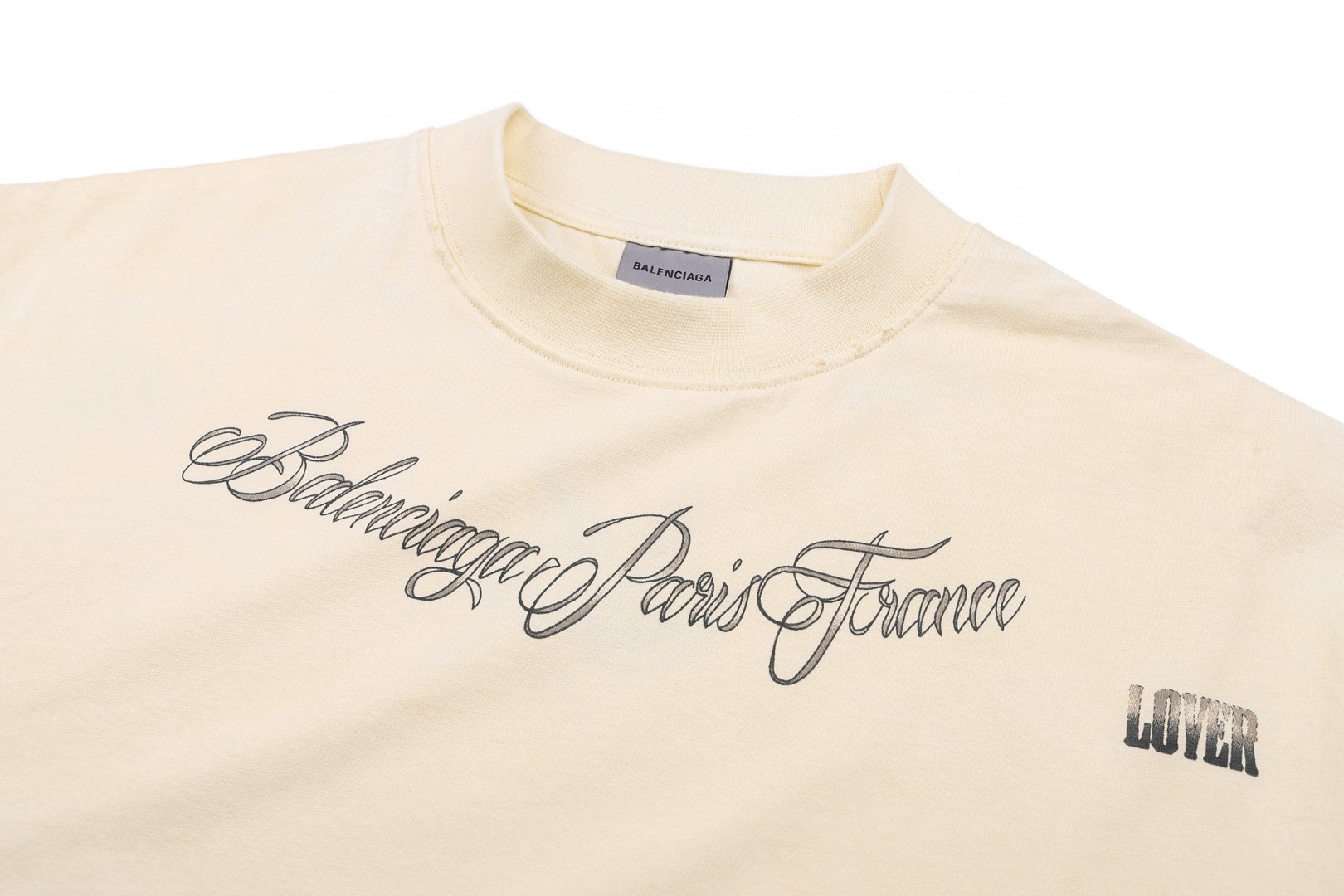 Balenciaga 巴黎世家 CLASSIC INK印花圆领短袖 T恤 圆领 夏季 A0 