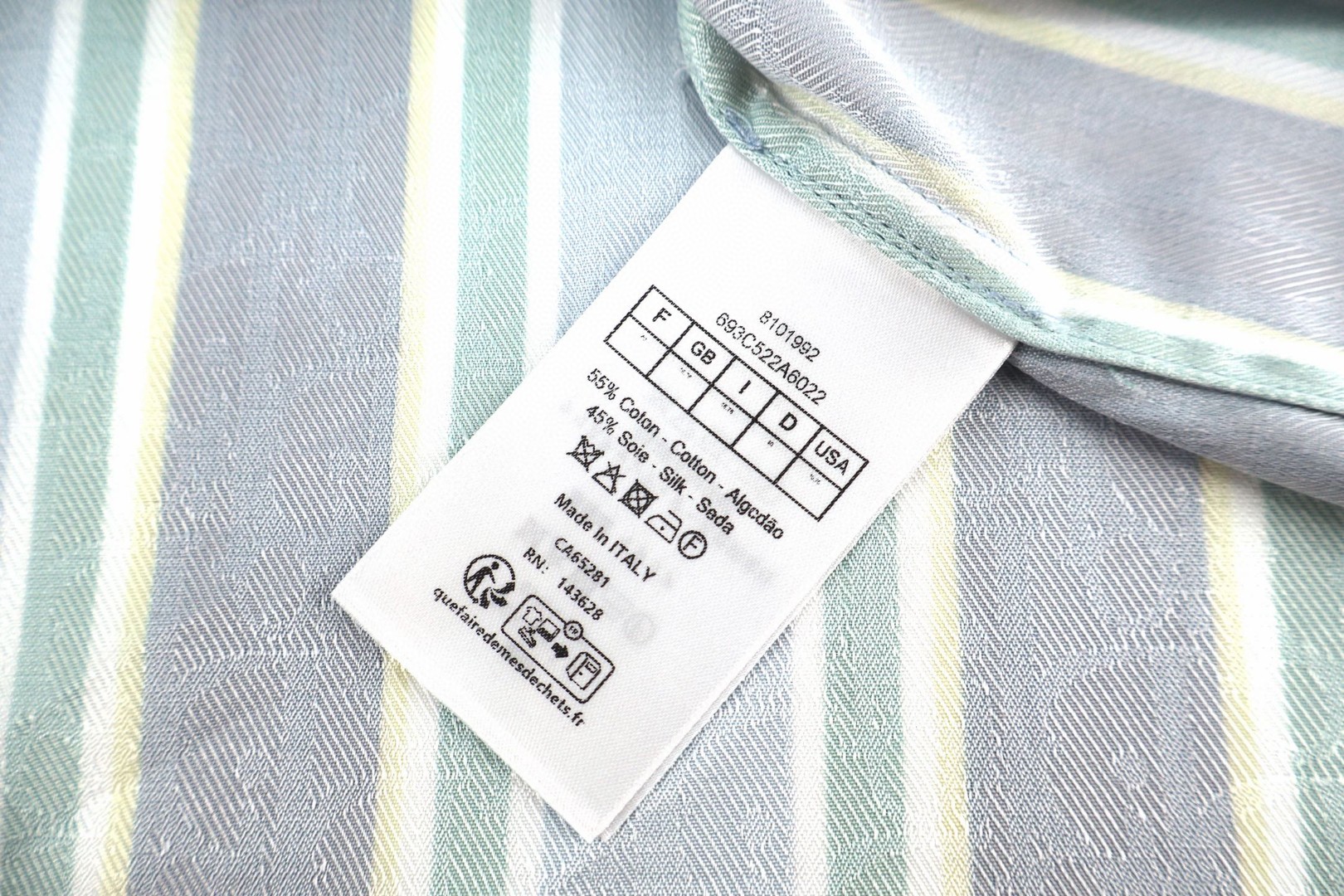 DIOR 迪奥 条纹老花满印衬衫 夏季 短袖 外套 蓝色 B0 693C522A6024-C589