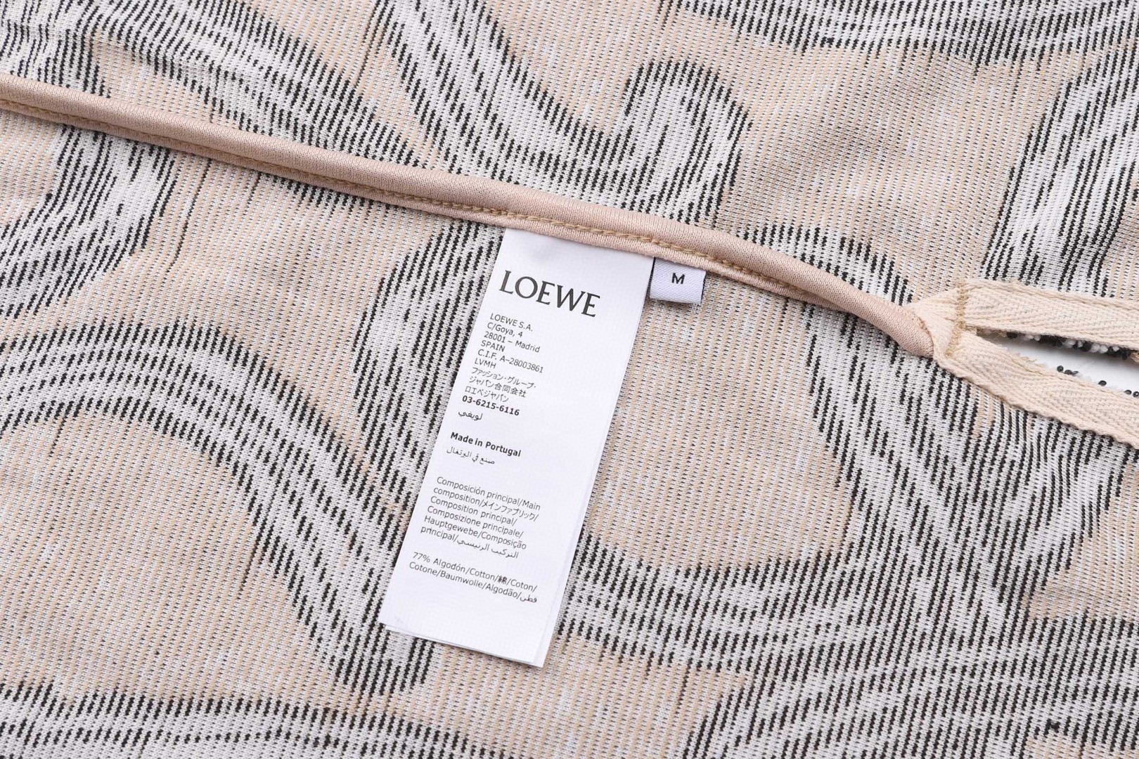 Loewe 罗意威 毛巾布棉质提花标识短袖衬衫 外套 夏季 B0 H616Y23X41-2152