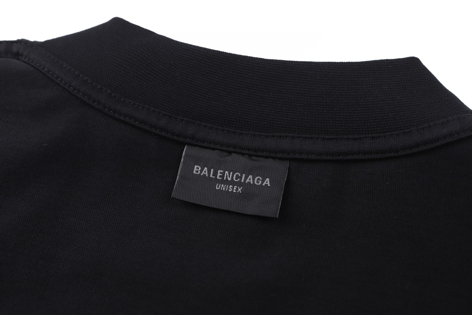 Balenciaga 巴黎世家 可乐刺绣圆领短袖 T恤 圆领 夏季 黑色 A0 