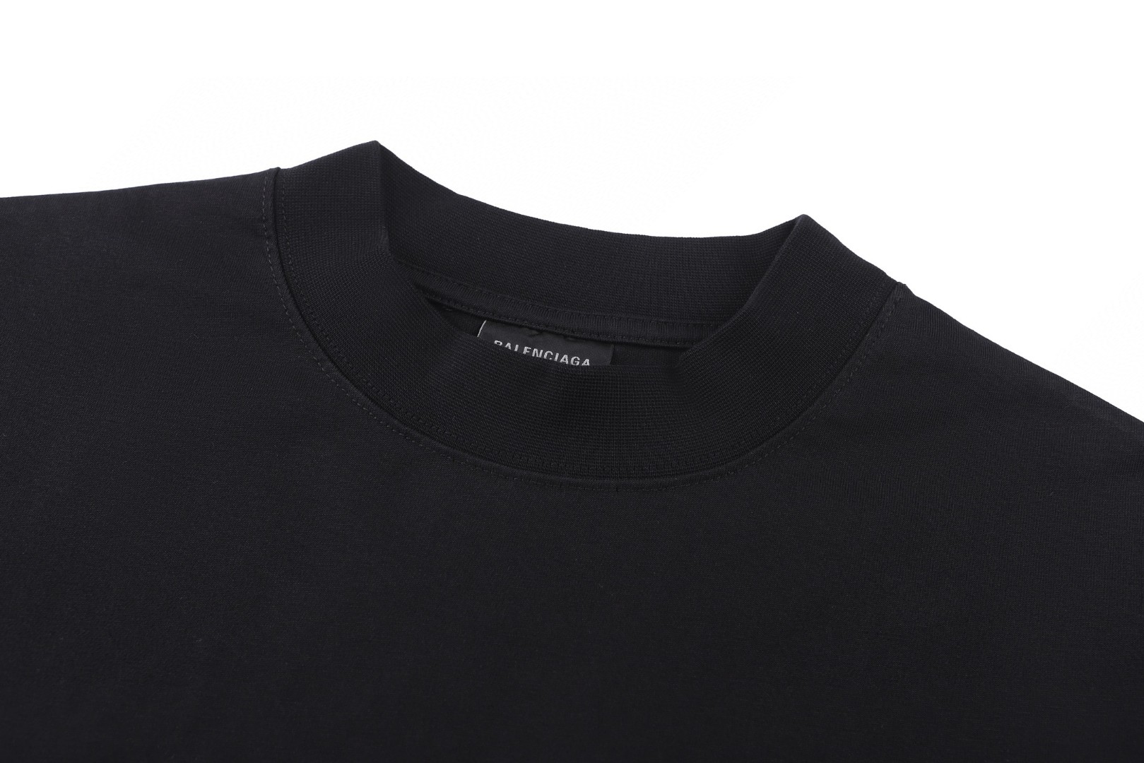 Balenciaga 巴黎世家 可乐刺绣圆领短袖 T恤 圆领 夏季 黑色 A0 