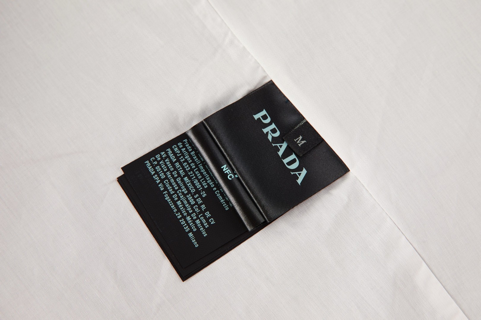 PRADA 普拉达 小钢标衬衫拉链外套 夹克 长袖 蓝色 黑色 B5
