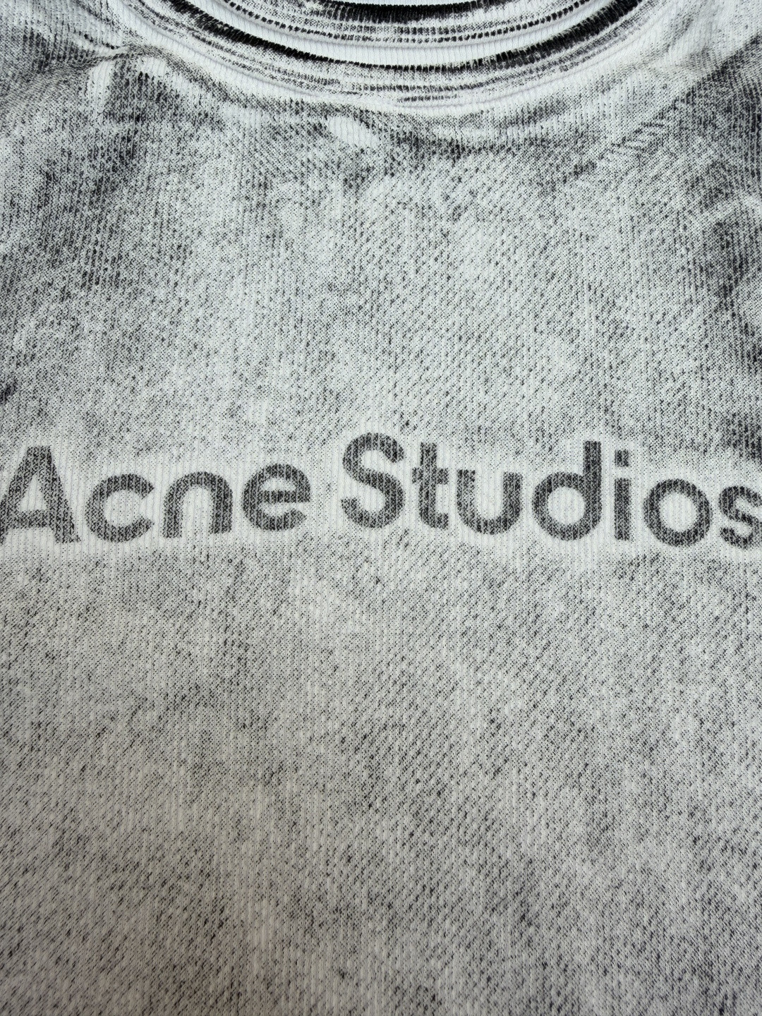 Acne Studios 假两件徽标印花无袖背心 女款 棕色 灰色 A0 AL0542-AC0