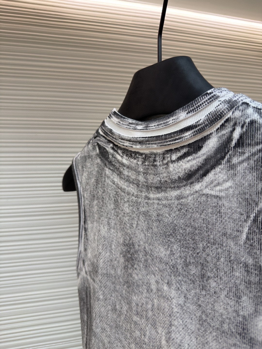 Acne Studios 假两件徽标印花无袖背心 女款 棕色 灰色 A0 AL0542-AC0