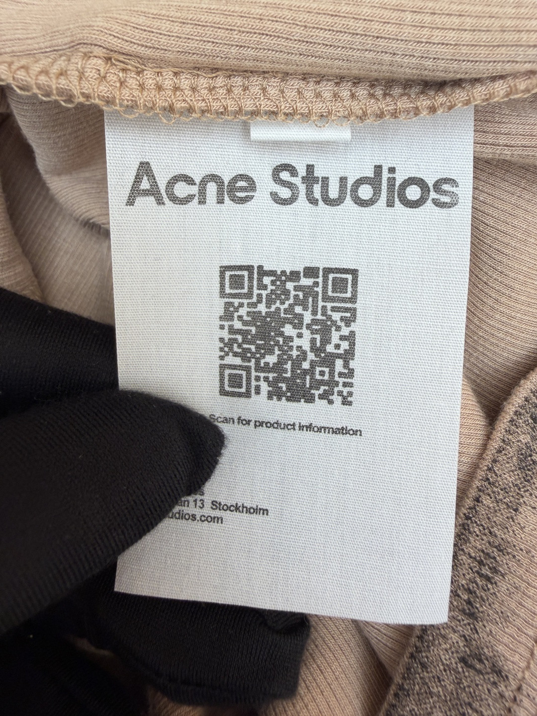 Acne Studios 假两件徽标印花无袖背心 女款 棕色 灰色 A0 AL0542-AC0
