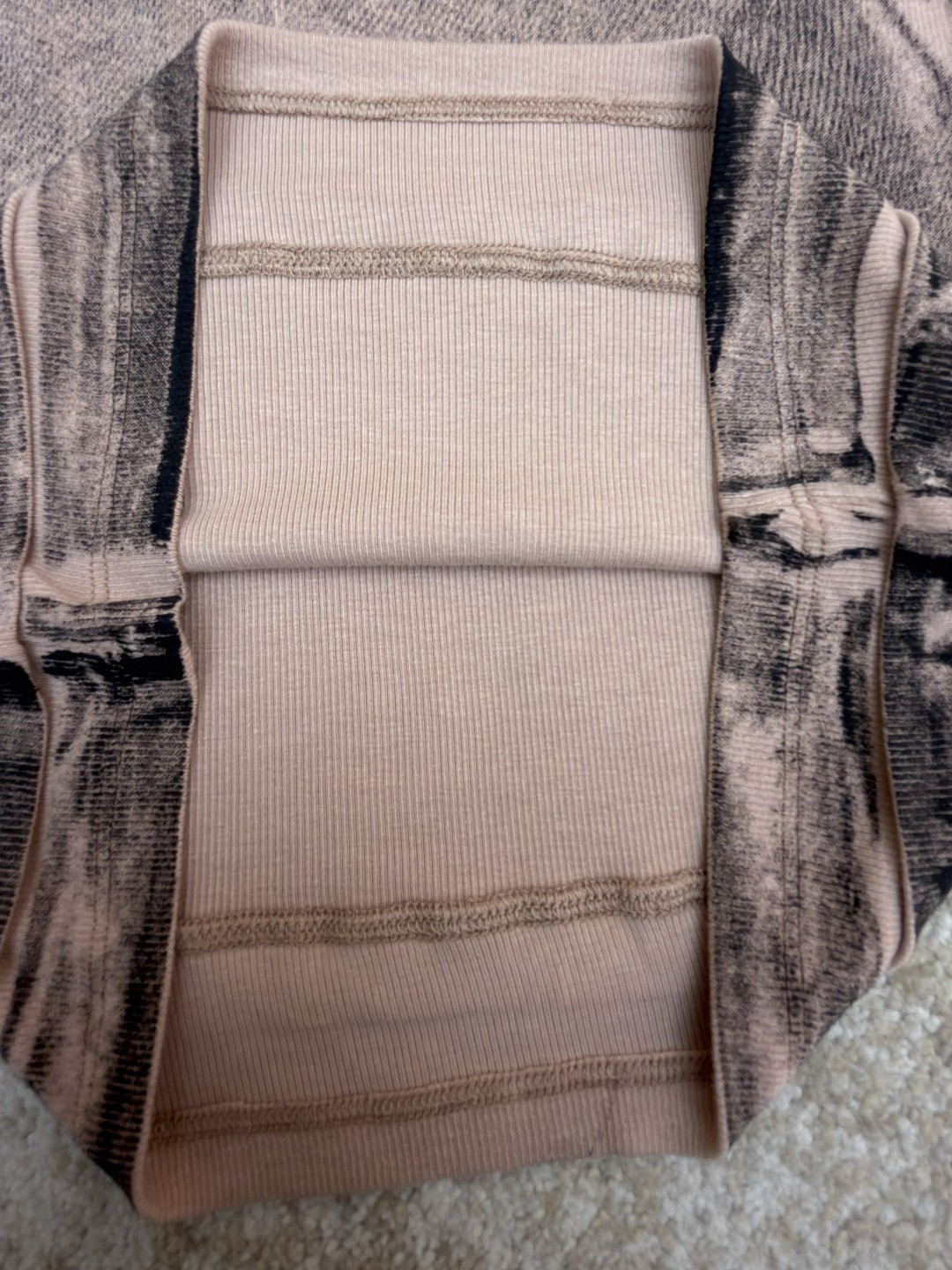 Acne Studios 假两件徽标印花无袖背心 女款 棕色 灰色 A0 AL0542-AC0