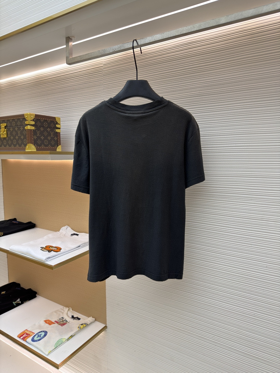Acne Studios 胸前小标圆领T恤 短袖 女款 白色 黑色 A0 CL0492-AEG