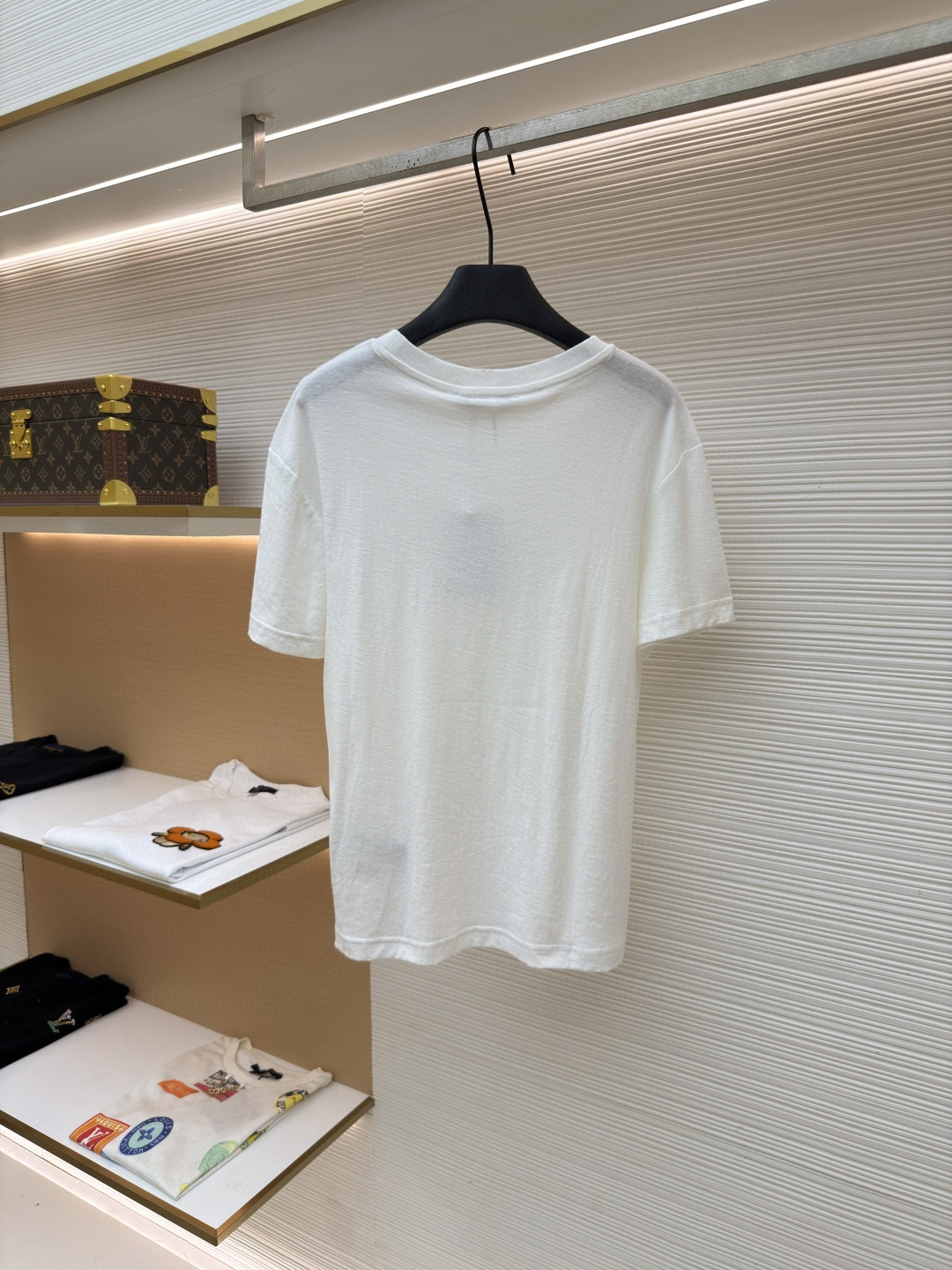Acne Studios 胸前小标圆领T恤 短袖 女款 白色 黑色 A0 CL0492-AEG
