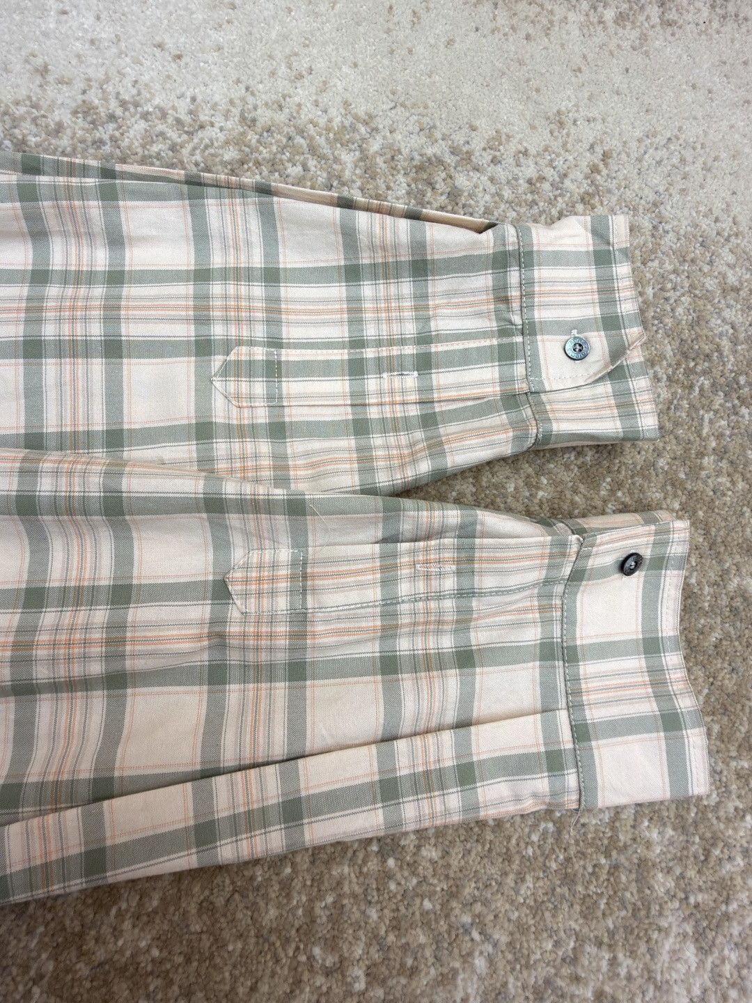 Acne Studios 刺绣格纹拉链连帽夹克 外套 长袖 女款 绿色 B5 A90716-AM2