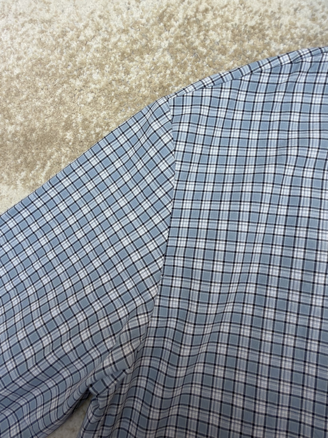Acne Studios 刺绣格纹拉链连帽夹克 外套 长袖 女款 蓝色 B5 A90718-AF2