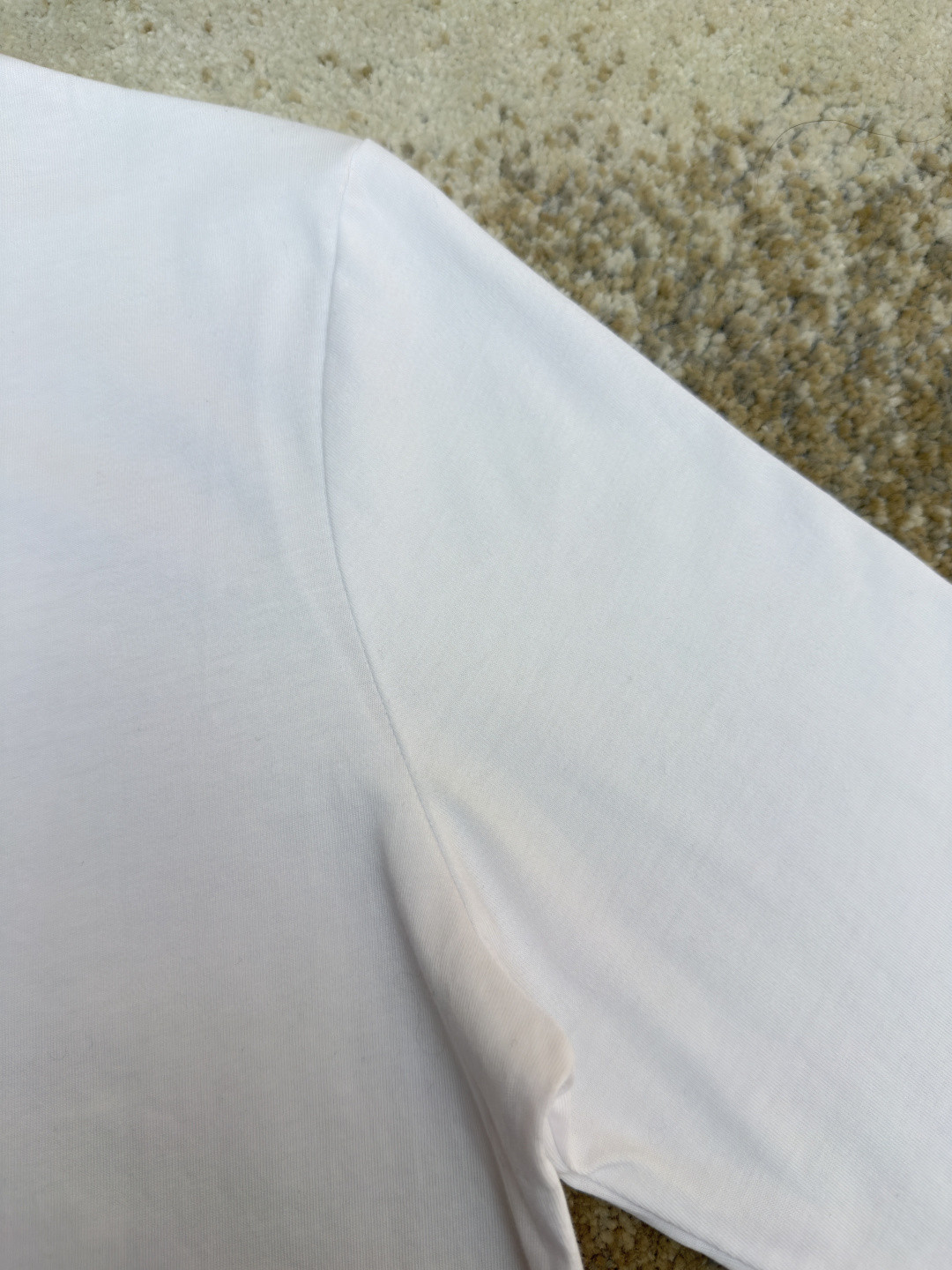 Acne Studios 袖口小标圆领T恤 打底衫 长袖 白色 黑色 A2 