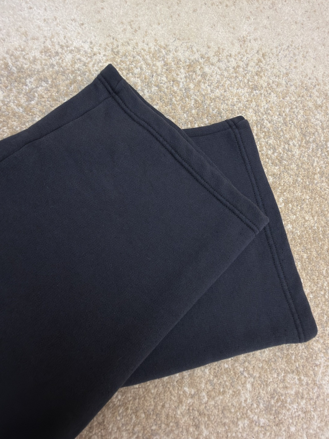 Acne Studios 1996后袋印花水洗运动裤 卫裤 休闲裤 长裤 裤子 黑色 A7