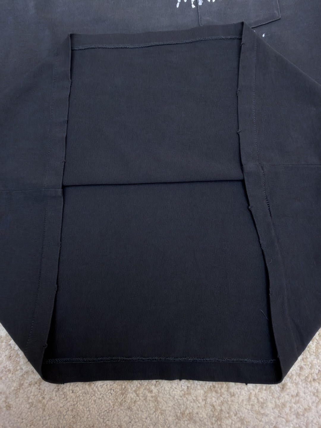Maison Margiela 马吉拉 做旧涂鸦圆领短袖 T恤 套头 夏季 黑色 A0 S50GC0714S24567-861