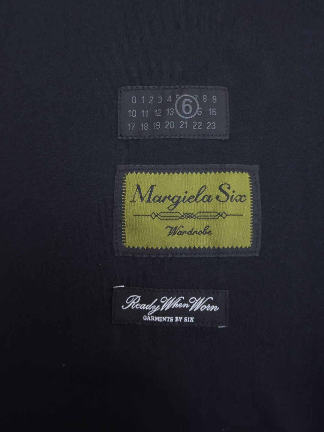 Maison Margiela 马吉拉 数字标签圆领短袖 T恤 套头 夏季 白色 黑色 A0 SH0GC0069S24311101