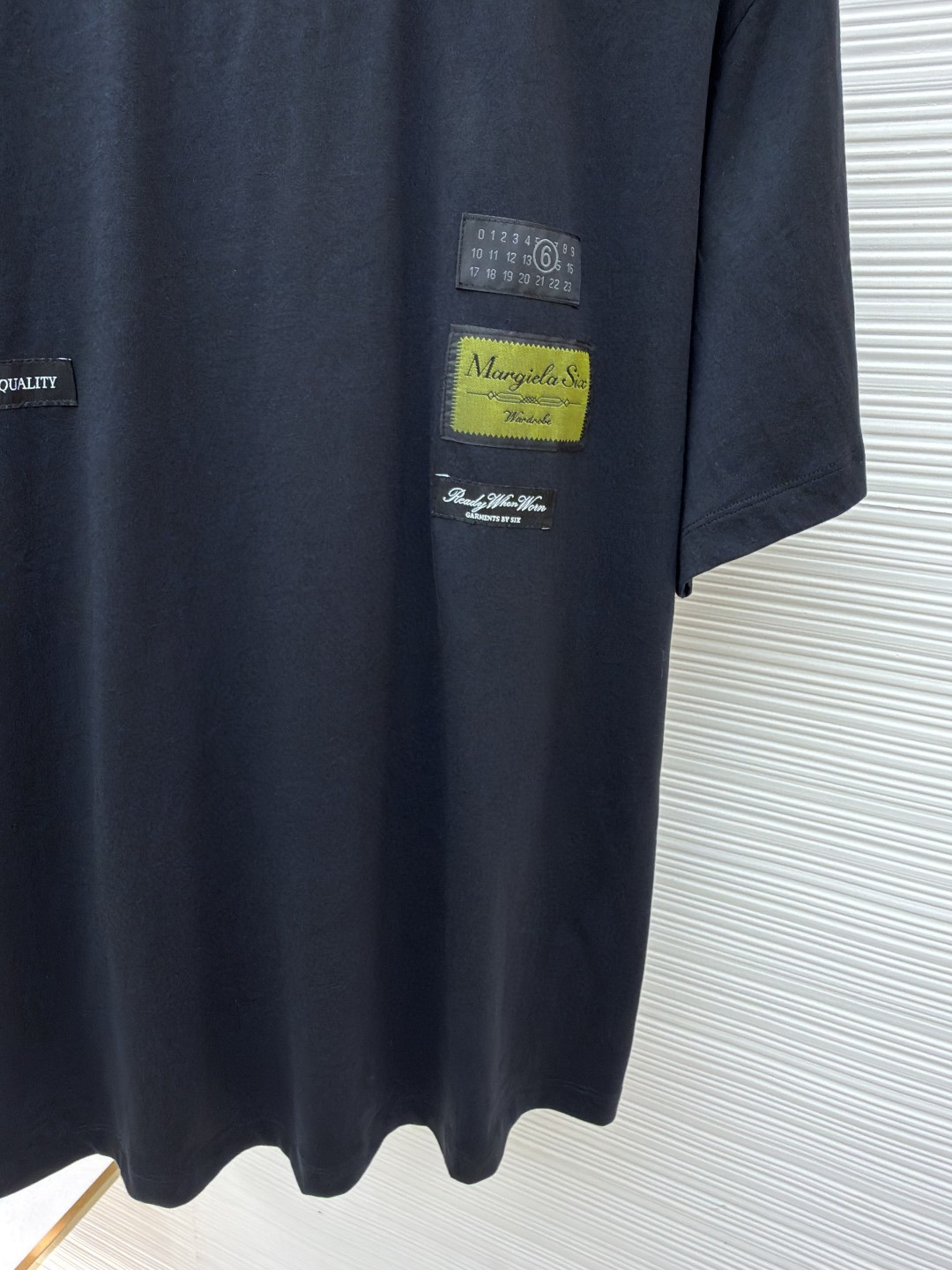 Maison Margiela 马吉拉 数字标签圆领短袖 T恤 套头 夏季 白色 黑色 A0 SH0GC0069S24311101
