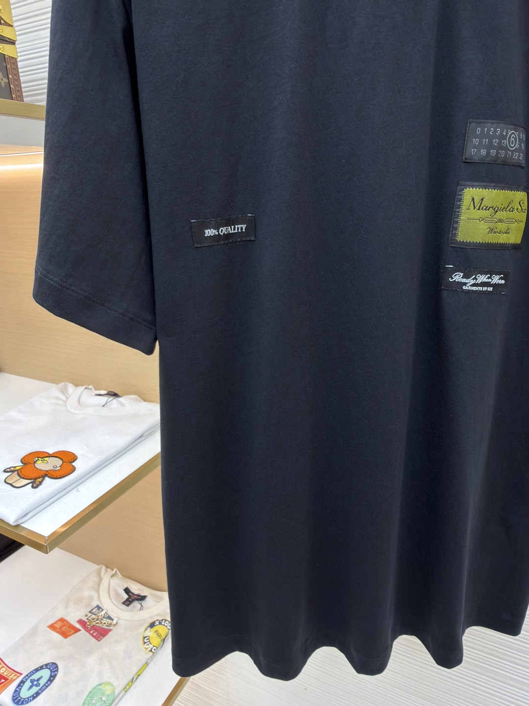Maison Margiela 马吉拉 数字标签圆领短袖 T恤 套头 夏季 白色 黑色 A0 SH0GC0069S24311101