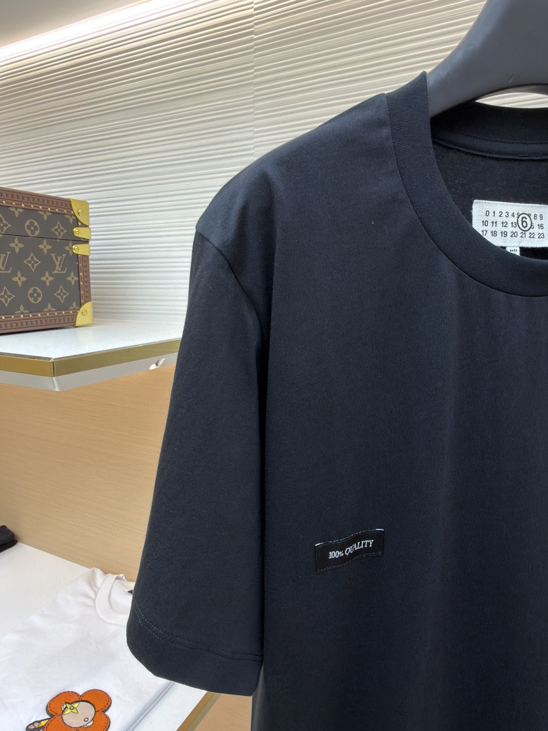 Maison Margiela 马吉拉 数字标签圆领短袖 T恤 套头 夏季 白色 黑色 A0 SH0GC0069S24311101