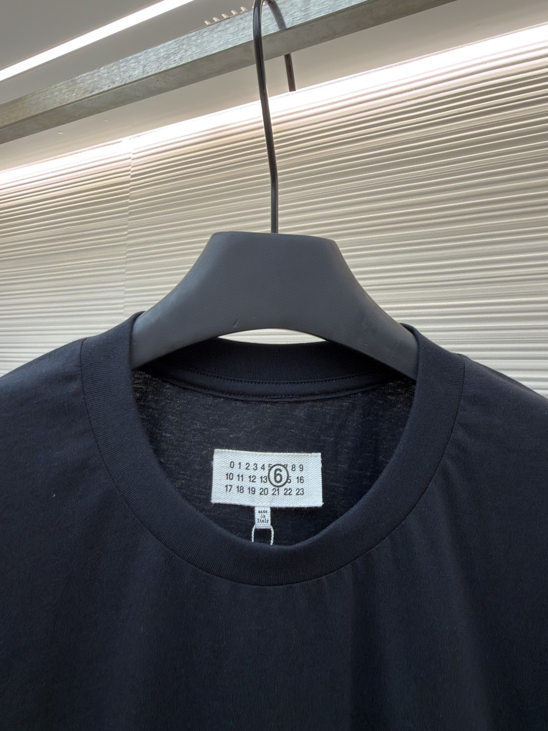 Maison Margiela 马吉拉 数字标签圆领短袖 T恤 套头 夏季 白色 黑色 A0 SH0GC0069S24311101