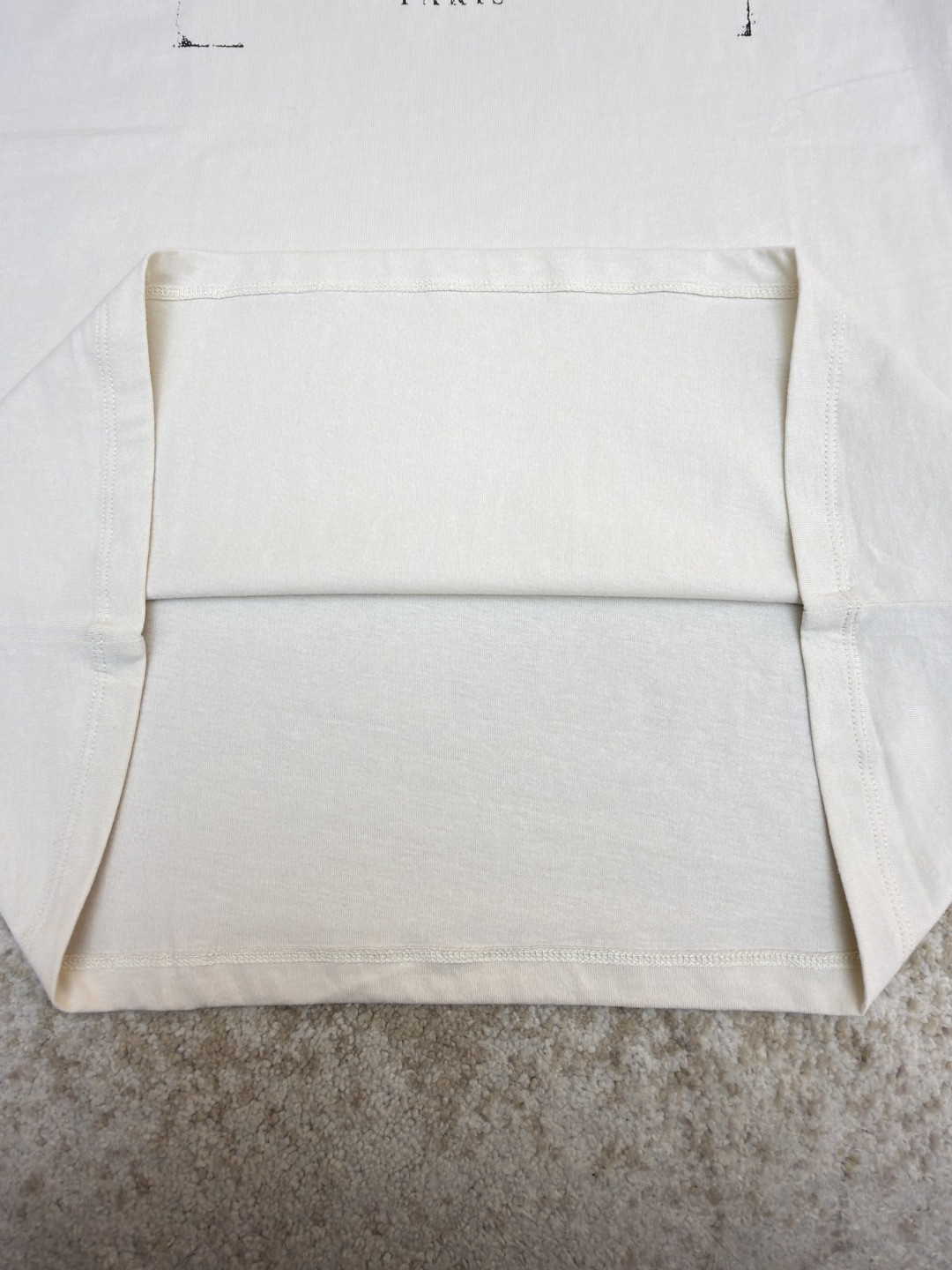 Maison Margiela 马吉拉 未完成刺绣印花圆领短袖 T恤 套头 夏季 卡其色 黑色 A0 