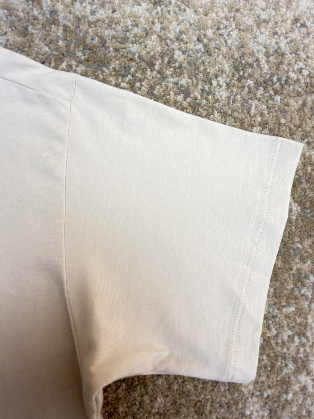 Maison Margiela 马吉拉 未完成刺绣印花圆领短袖 T恤 套头 夏季 卡其色 黑色 A0 