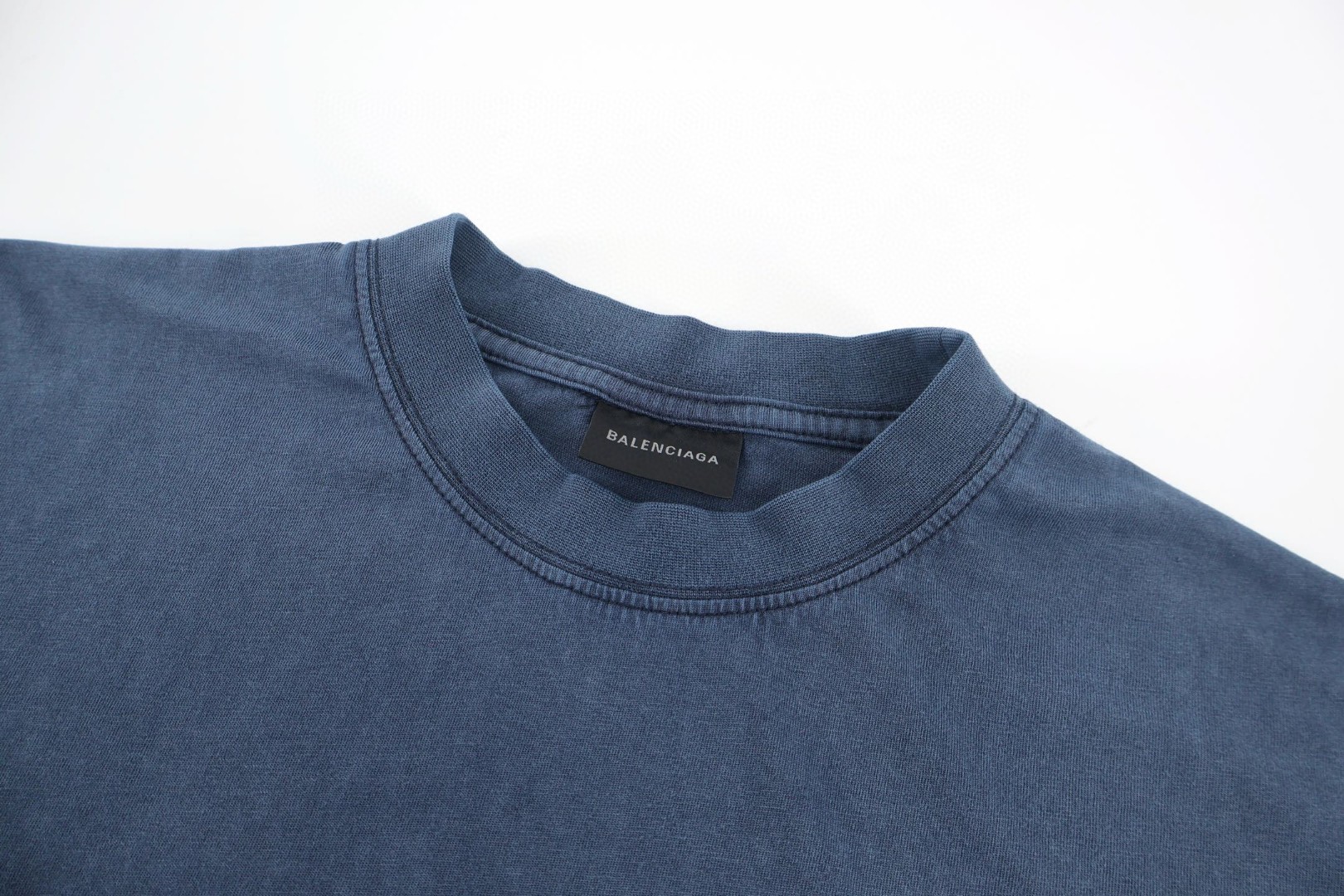 Balenciaga 巴黎世家 星星印花圆领短袖 T恤 圆领 夏季 蓝色 A2 850403TTVL28806