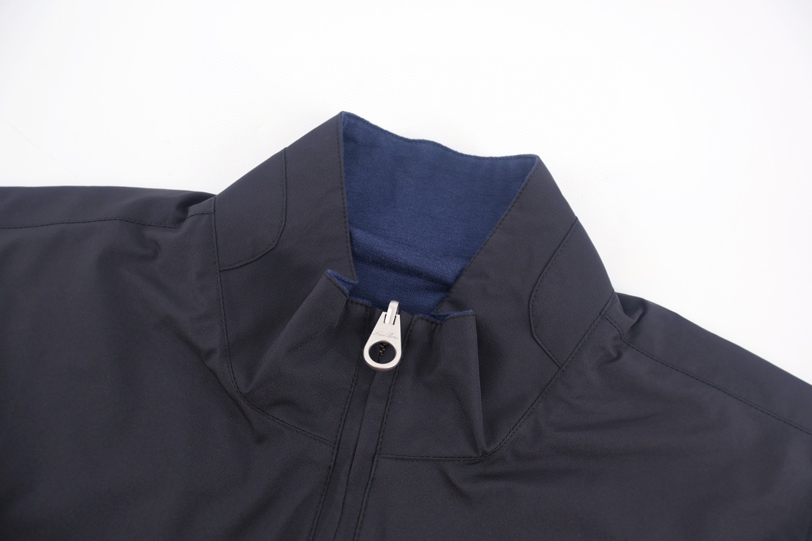 Loro Piana LP 双面两穿拉链立领马甲 背心 外套 黑色 杏色 B5 FAP9759-5D41