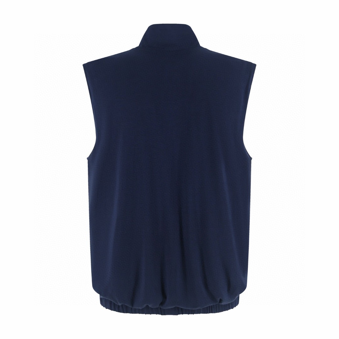 Loro Piana LP 双面两穿拉链立领马甲 背心 外套 黑色 杏色 B5 FAP9759-5D41