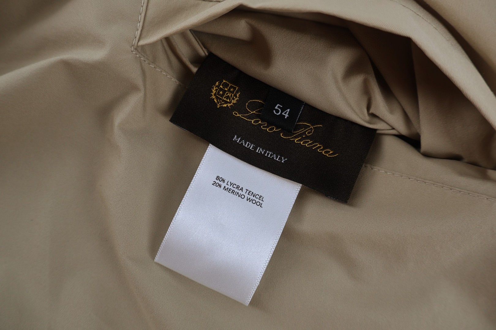 Loro Piana LP 双面两穿拉链立领马甲 背心 外套 黑色 杏色 B5 FAP9759-5D41