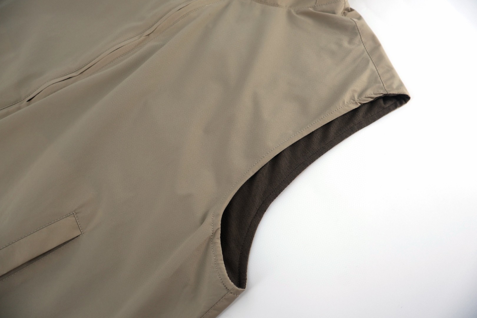 Loro Piana LP 双面两穿拉链立领马甲 背心 外套 黑色 杏色 B5 FAP9759-5D41
