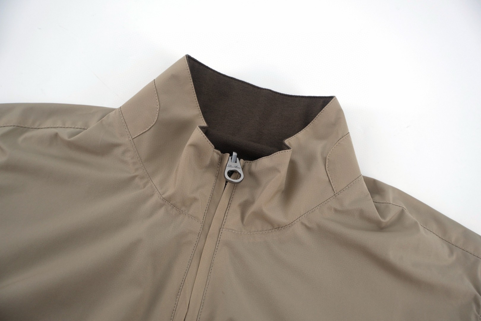 Loro Piana LP 双面两穿拉链立领马甲 背心 外套 黑色 杏色 B5 FAP9759-5D41