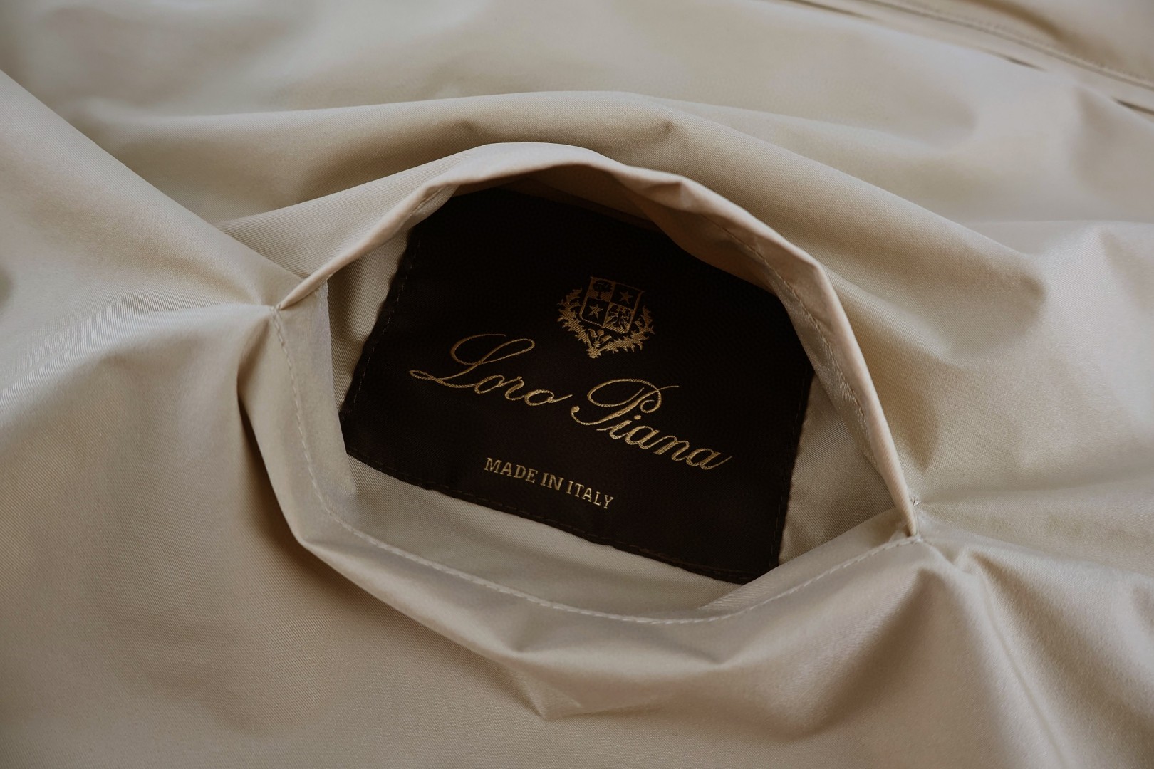 Loro Piana LP 双面两穿拉链立领马甲 背心 外套 黑色 杏色 B5 FAP9759-5D41