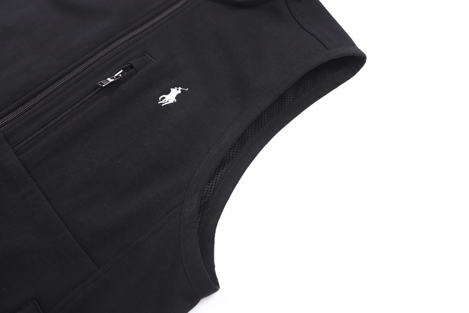 Ralph Lauren 拉夫劳伦 logo刺绣半高领马甲 背心 外套 灰色 黑色 B0 MNPOKNI1N220018-020
