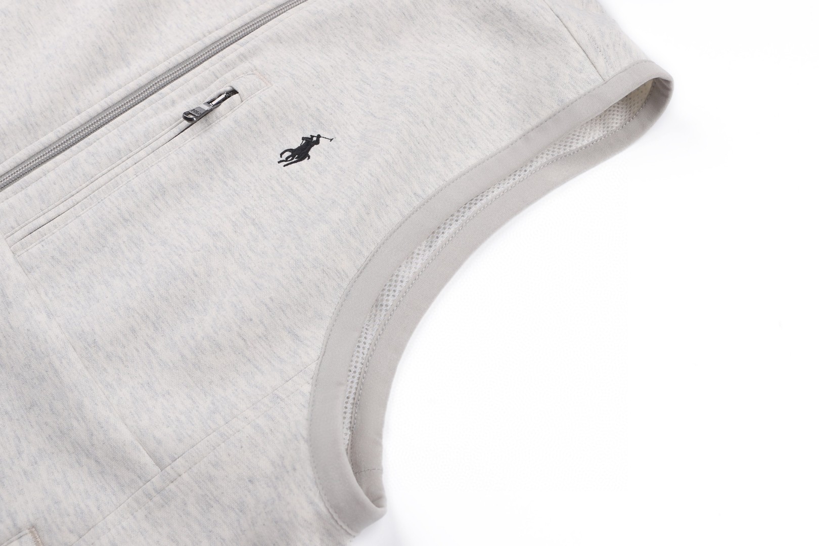 Ralph Lauren 拉夫劳伦 logo刺绣半高领马甲 背心 外套 灰色 黑色 B0 MNPOKNI1N220018-020